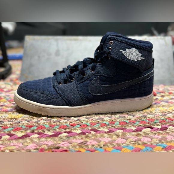AJKO High OG Canvas ‘Obsidian’ size 10.5M. Air Jordan 1 KO (1985). - Picture 9 of 13